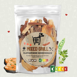 Merkloos Freds Mixed Grill Blaftastische Hondensnack 400 GR
