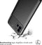 iMoshion Hoesje Geschikt voor Samsung Galaxy A03 Hoesje Siliconen - iMoshion Carbon Softcase Backcover - Zwart