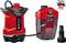 Einhell Accu Vuilwaterpomp GE-DP 18/25 Li Solo - Power X-Change - 18 V/Li-Ion - 7.500 l/u - Max. opvoerhoogte: 5 m - Max. dompeldiepte: 4 m - Afzuigend tot: 35 mm - ECO/BOOST modus - Excl. accu en lader