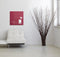 Sigel glasmagneetbord - Artverum - 48x48cm - bessenrood - SI-GL272