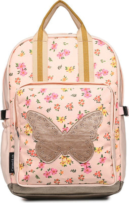 Caramel et Cie rugzak medium Papillon Liberty Rose