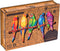 UNIDRAGON Houten Puzzel Voor Volwassenen Dier - Speelse Papegaaien - 104 stukjes - Small 33x19 cm