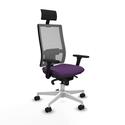 Bureaustoel met hoofdsteun Piqueras y Crespo 3D026N1 Paars