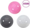vidaXL Speelballen voor babyzwembad 500 st meerkleurig
