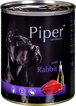 Dolina Noteci Piper met een konijn - Nat hondenvoer 800 g