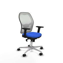 Piqueras y Crespo 2D086N0 - Bureaustoel - Verstelbare hoogte met armleuning - Blauw