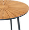 House Nordic Cleveland - Eettafel - Teakhout met metalen onderstel - Naturel (2-4 personen)