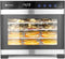 HENDI Voedseldroger Profi Line - 6 roosters - digitaal - 35-75°C - RVS Zwart