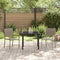 vidaXL - Stapelbare - Tuinstoelen - 2 - stuks - Grijs - Poly - Rattan
