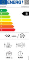 Inventum VDW9030W - Warmtepompdroger - 9kg - 14 programma's - UV-licht - Stil-functie - Trommelverlichting - Wit