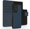 Accezz Galaxy A53 - Premium Leather 2 in 1 Wallet Bookcase - Uitneembare backcover - Donkerblauw