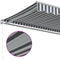 vidaXL - Luifel - handmatig - uittrekbaar - 500x350 - cm - antraciet - en - wit