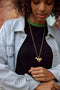 Metalmorphose halsketting On Shirt Leopard