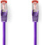 Nedis CAT6-kabel - RJ45 Male - RJ45 Male - S/FTP - 0.50 m - Rond - LSZH - Violet - Envelop