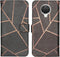 iMoshion Hoesje Geschikt voor Nokia G20 / G10 Hoesje Met Pasjeshouder - iMoshion Design Softcase Bookcase - Goud / Zwart / Black Graphic
