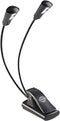 K&M 12244 - Lessenaarlampje, 2 koppen, 2 leds