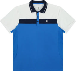 K-Swiss Core Team Block Polo - sportpolo's - Blue - Mannen
