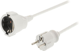 K\xf6nig EC103F1WH Stekkerdoos 1-Wegs 3 m Wit - Protective Contact