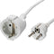 K\xf6nig EC103F1WH Stekkerdoos 1-Wegs 3 m Wit - Protective Contact