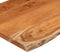vidaXL - Tafelblad - rechthoekig - natuurlijke - rand - 60x40x2,5 - cm - acaciahout