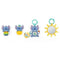 DISNEY BABY - STITCH - Geboortegeschenkset - 4 speeltjes (4 stuks)
