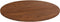 vidaXL - Tafelblad - rond - Ø70x1,5 - cm - bewerkt - massief - eikenhout - donkerbruin