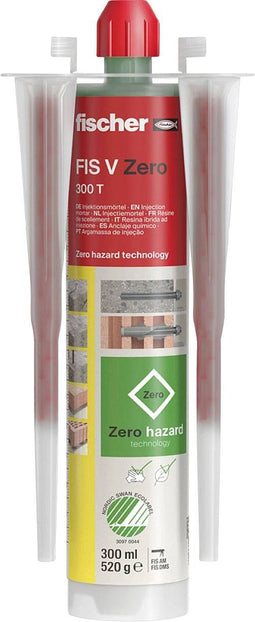 Fischer FIS V Zero 300 T - Injectiespecie - Geschikt voor gescheurd en ongescheurd beton - 300 ml