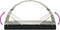 vidaXL - Ligbed - met - rond - dak - 211x57x140 - cm - poly - rattan - zwart