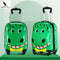 San Vitale® - Lichtgewicht reis koffer - Trolley - Handbagage - Dino - Krokodil - Groen
