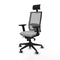 Bureaustoel met hoofdsteun Piqueras y Crespo 2D066G1 Lichtgrijs