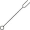 vidaXL - Vuurplaats - met - pook - XXL - 67,5 - cm - staal
