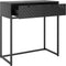vidaXL - Wandtafel - 72x35x75 - cm - staal - antracietkleurig