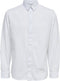SELECTED HOMME SLHSLIMNEW-LINEN SHIRT LS CLASSIC W - Overhemd - Slim fit - Maat L