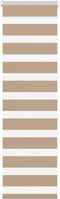 vidaXL - Zebra - Blind - 45x100 - cm - stofbreedte - 40,9 - cm - polyester - zandbruin
