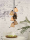 GOOD&MOJO Hanglamp Kalimantan - Bamboe/Zwart - 45x45x62cm - 7L - Scandinavisch,Bohemian - Hanglampen Eetkamer, Slaapkamer, Woonkamer