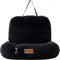 By Cee Cee Fluffy - Autostoel Hond - Veiligheidsriempje - Zwart - Maat M