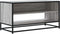 vidaXL - Tv-meubel - 91x40x46 - cm - bewerkt - hout - metaal - grijs - sonoma - eiken