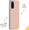 Accezz Samsung Galaxy S20 - Liquid Silicone Backcover - Schokabsorberend - Roze