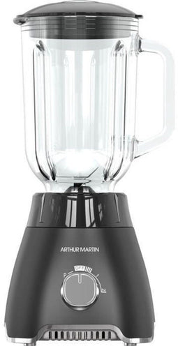 Glazen blender - ARTHUR MARTIN - AMPB40 - 1,5L - 400W - 2 snelheden + puls