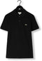 Lacoste Heren Poloshirt - Katoen - Stretch - Zwart - Maat XL