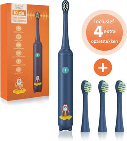 Sweet Sprout Sonische Elektrische Tandenborstel Kinderen - Inclusief 3 opzetstukken en timer - 0 t/m 4 jaar