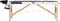 vidaXL - Massagetafel - inklapbaar - 3 - zones - hout - zwart - en - wit