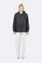 Rains Short Hooded Coat 1826 - Regenjas Unisex - Waterafstotend met capuchon - Zwart - Maat XXS