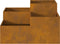 vidaXL - Tuinplanter - 100x100x48 - cm - Weerbestendig - Staal