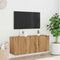 vidaXL - Tv-meubel - wandgemonteerd - 100x30x41 - cm - artisanaal - eikenkleurig