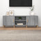 vidaXL - Tv-meubel - 150x30x50 - cm - bewerkt - hout - grijs - sonoma - eikenkleurig