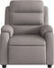Fauteuil verstelbaar stof taupe