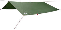 vidaXL - Kampeerluifel - waterdicht - 360x294 - cm - groen