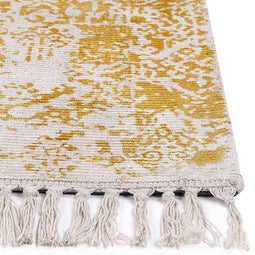 Beliani BOYALI - Rug - Geel - Viscose