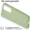 iMoshion Hoesje Geschikt voor Samsung Galaxy A33 Hoesje Siliconen - iMoshion Color Backcover - groen